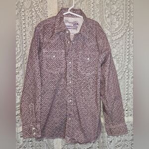 Wrangler 20X Competition Advanced Comfort Boys Large, Long Sleeve Pearl Snap